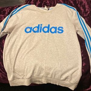 Grey Adidas Crew Neck